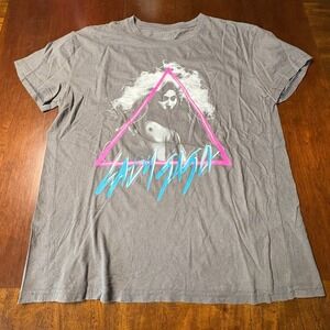 Lady Gaga Neon Triangle Graphic Tee XL